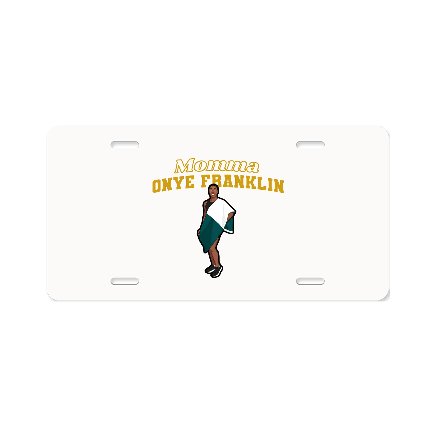 License Plate — Mothers Day Block in Classic