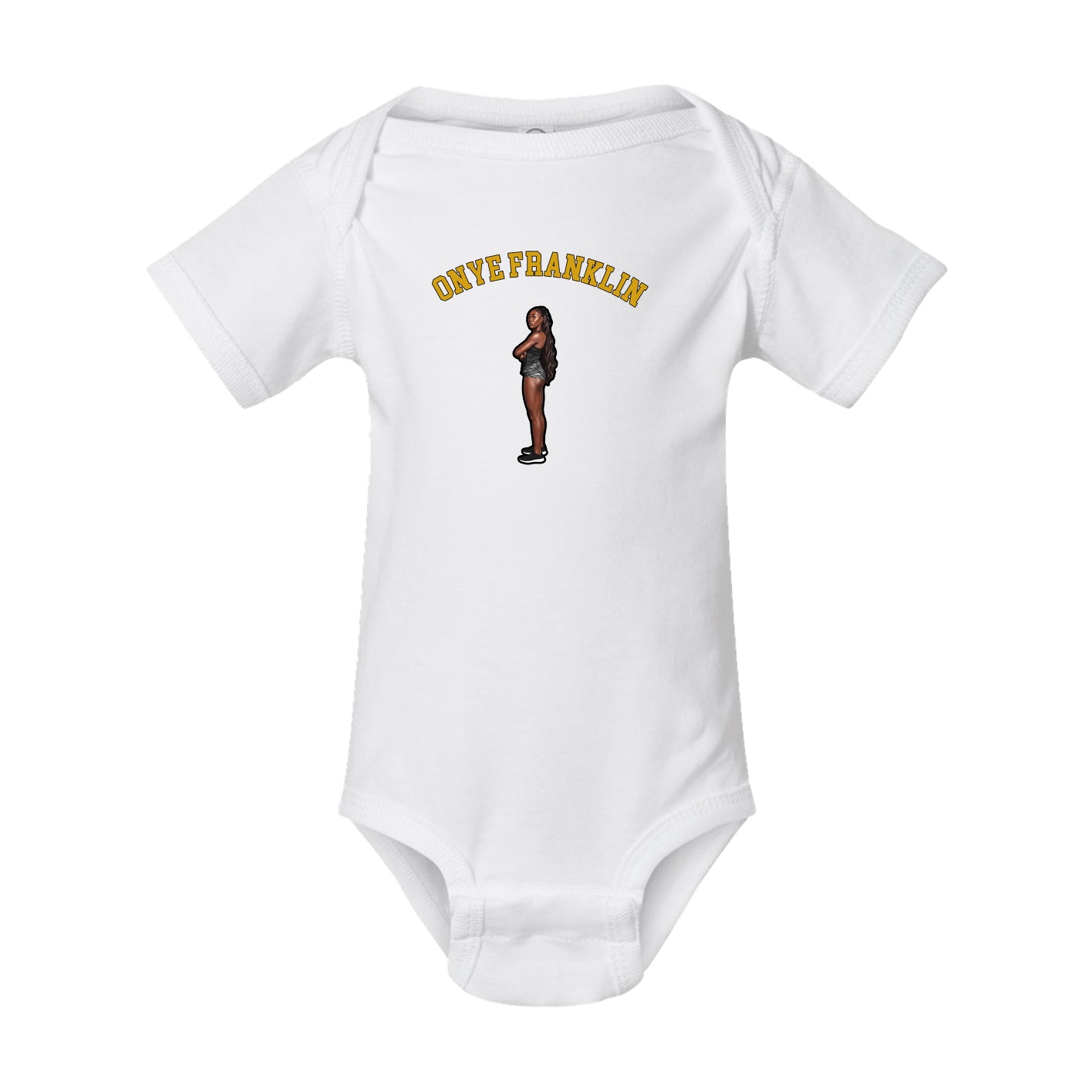 Baby Onesie — Shirsey Arch in White