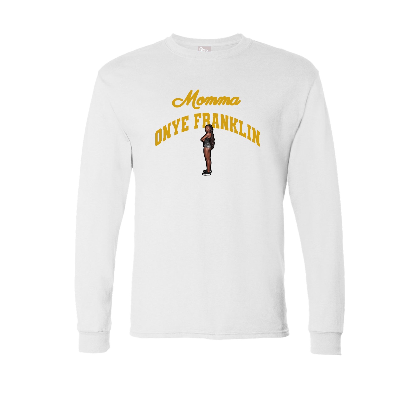 Long Sleeve Tee — Mothers Day Arch in White