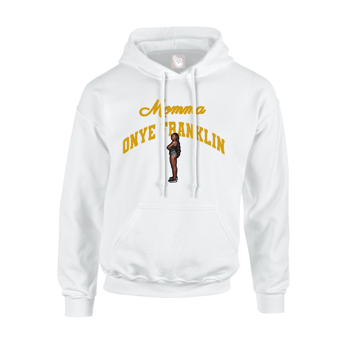 Youth Hoodie — Mothers Day Arch in White