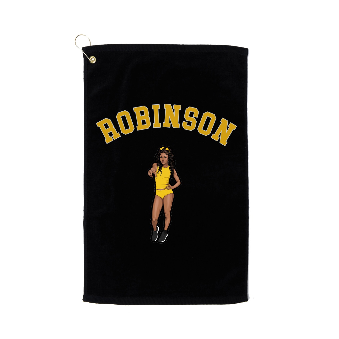 Golf Towel — Shirsey Arch in Black