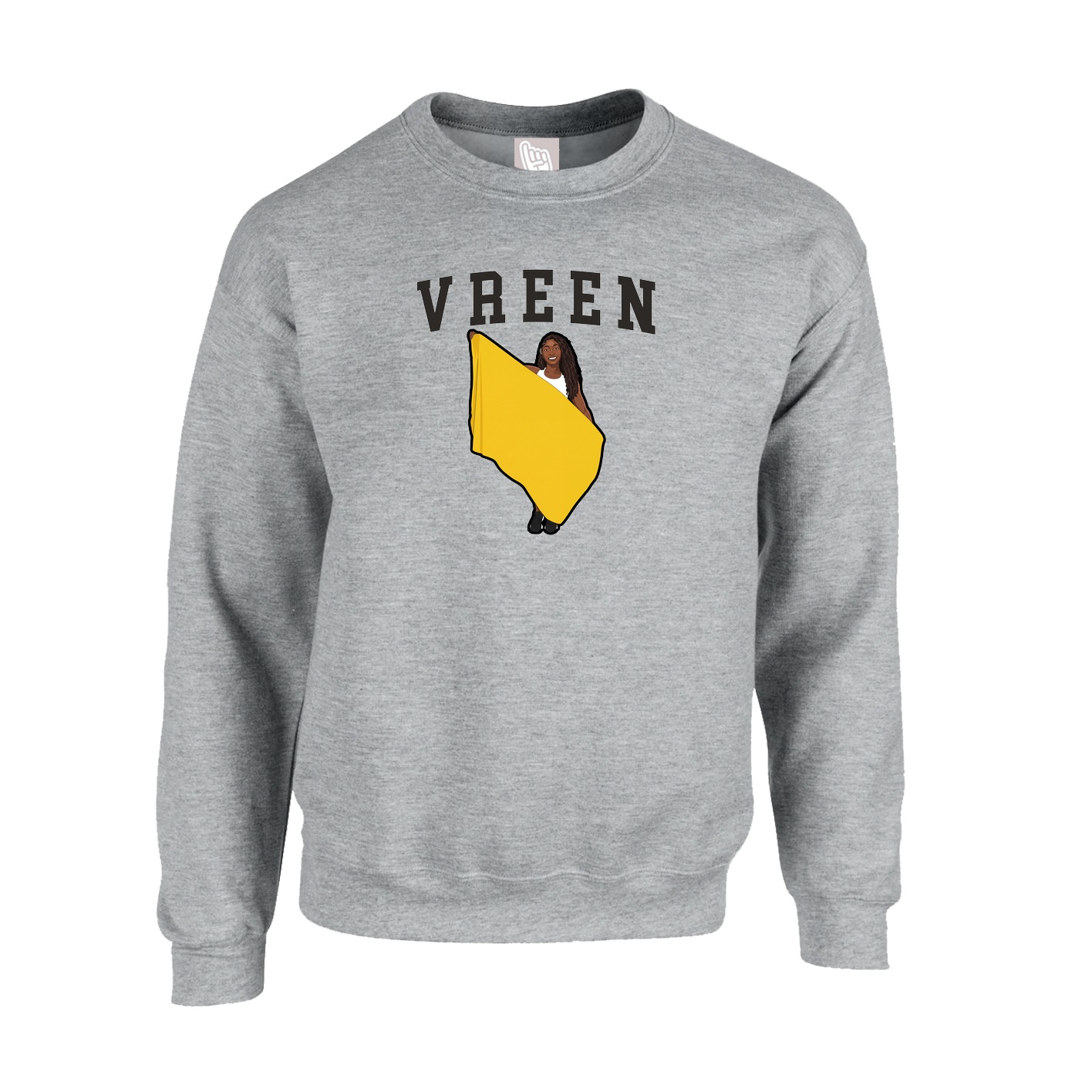 Fleece Crew — Shirsey in Grey