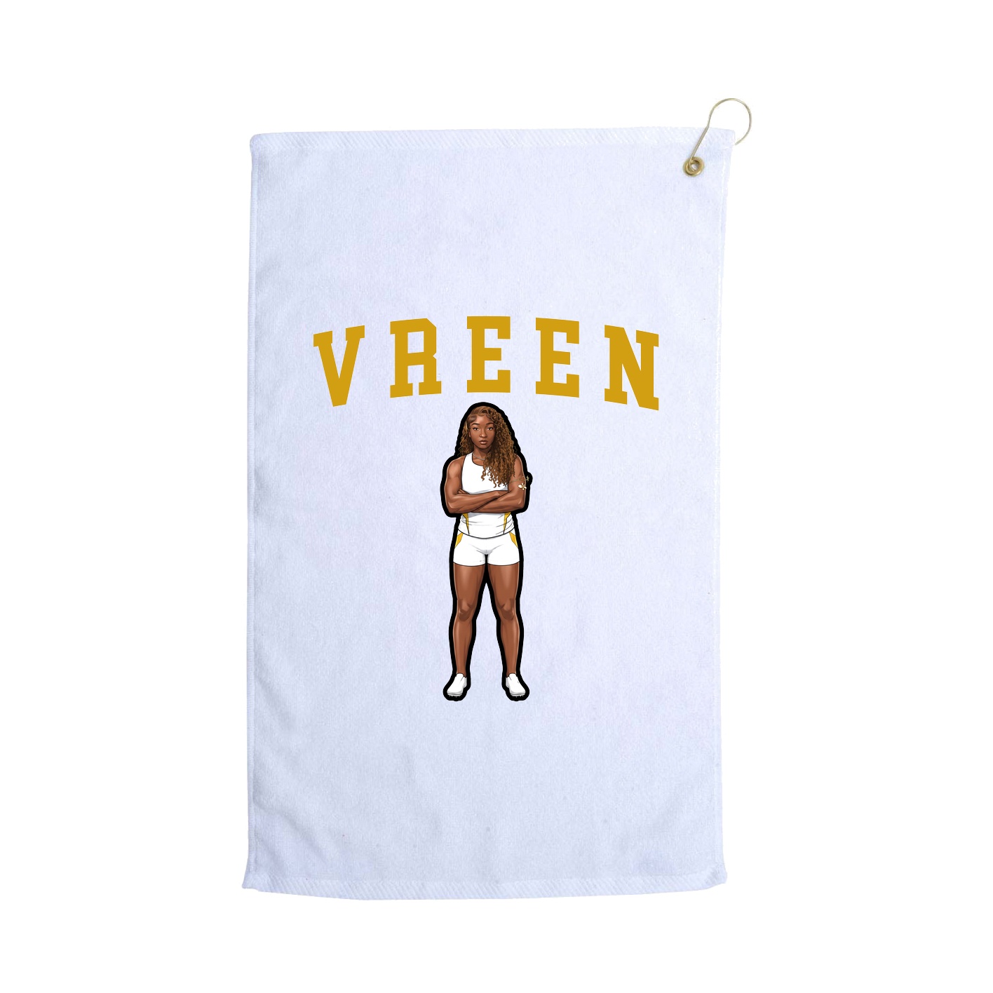 Golf Towel — Shirsey in White