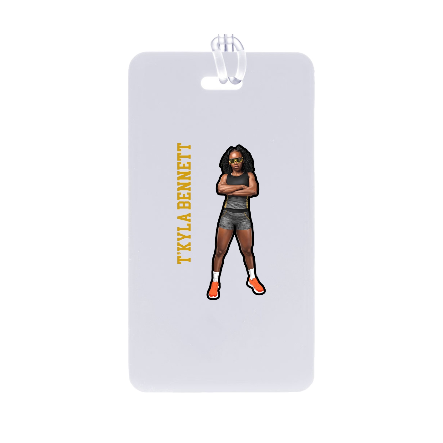 Bag Tag — Name Vertical in Classic