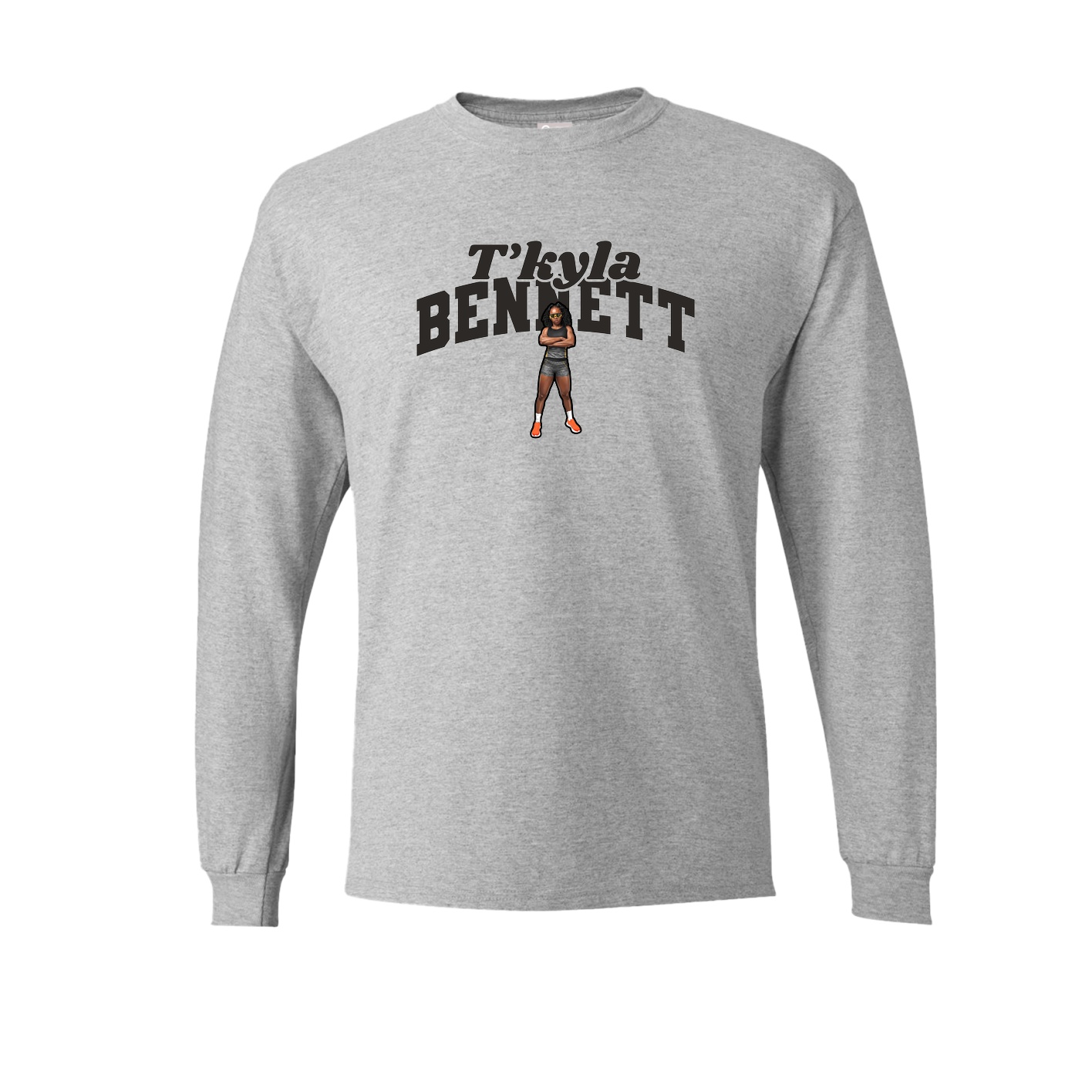 Long Sleeve Tee — Signature Arch in Grey
