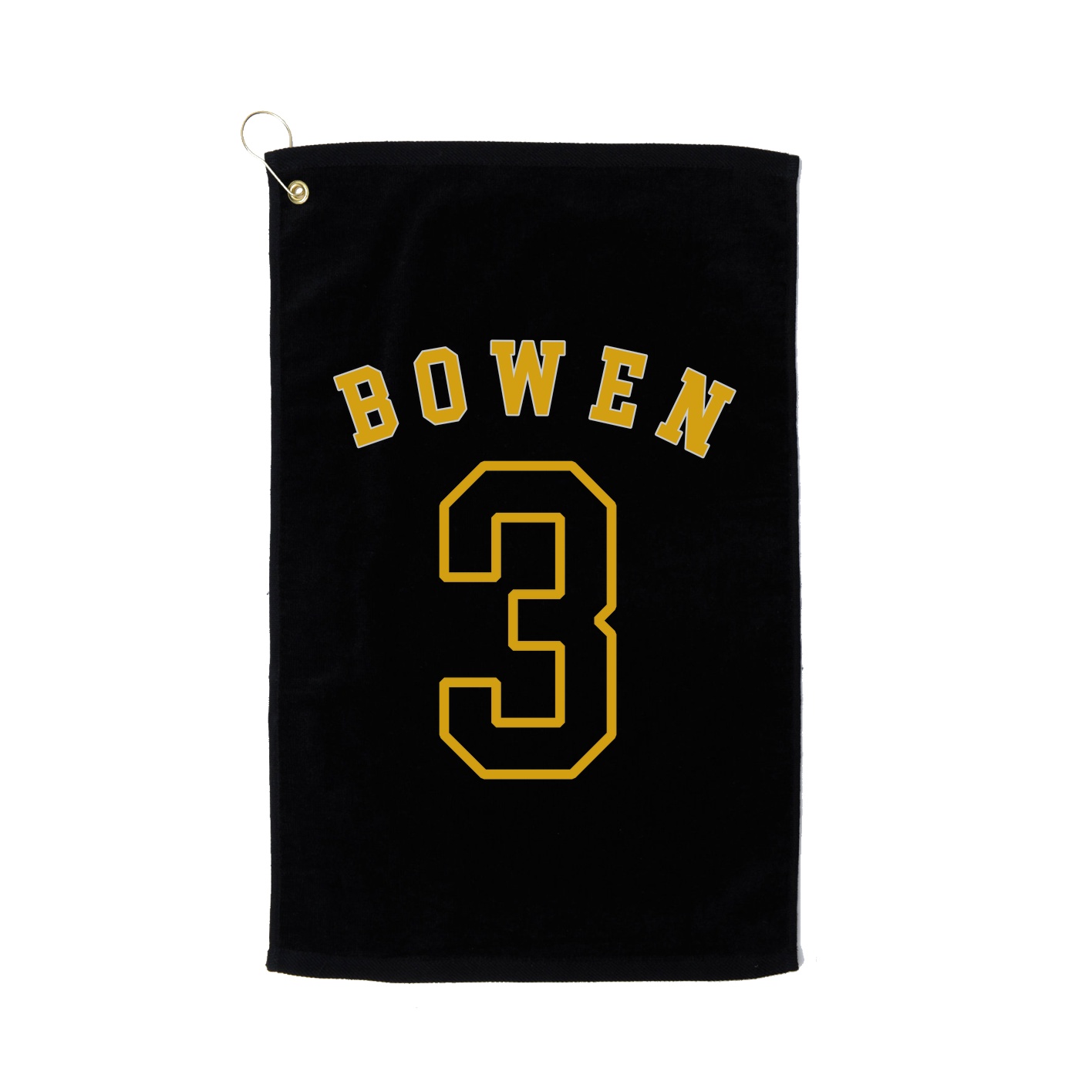 Golf Towel — Shirsey Arch in Black