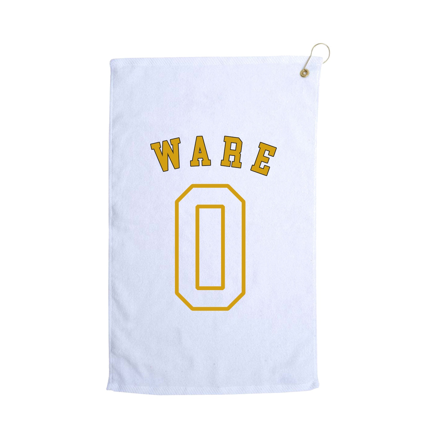 Golf Towel — Shirsey Arch in White