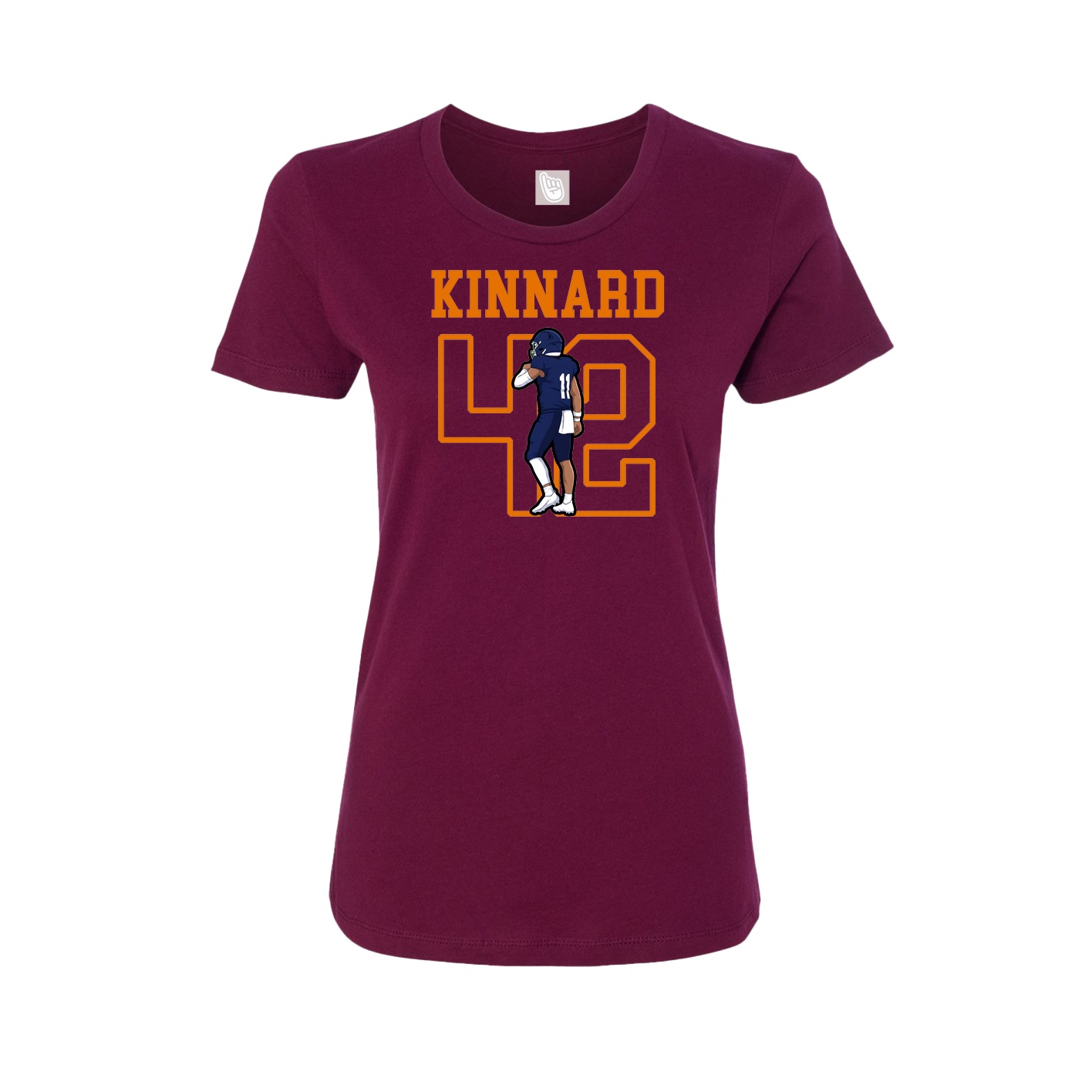 Fitted Women's Tee — Shirsey in Maroon