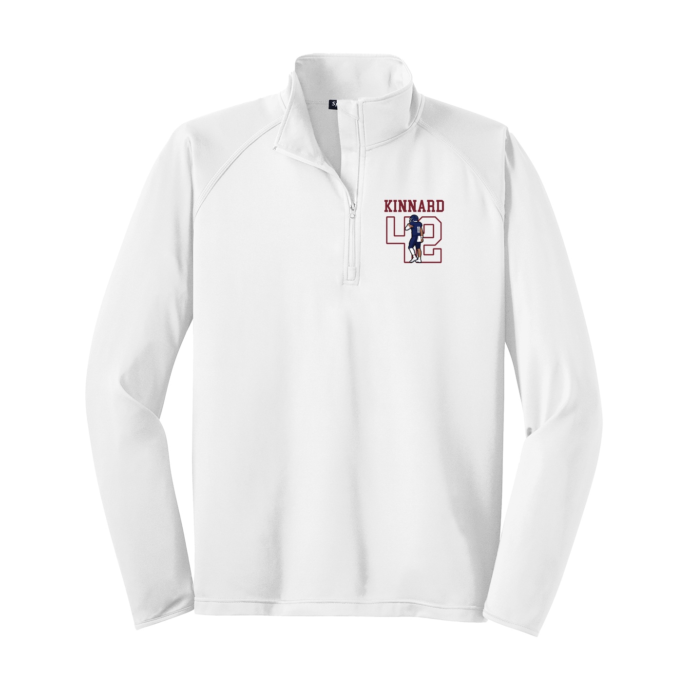 Q-Zip Pullover — Shirsey in White