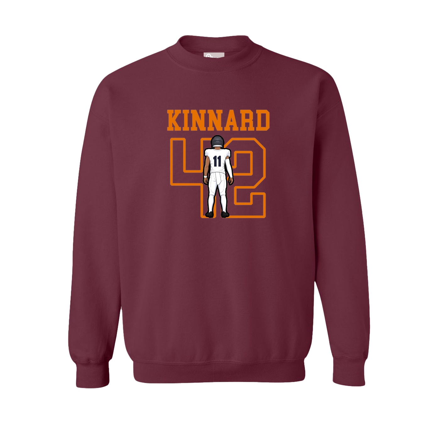 Fleece Crew — Shirsey in Maroon
