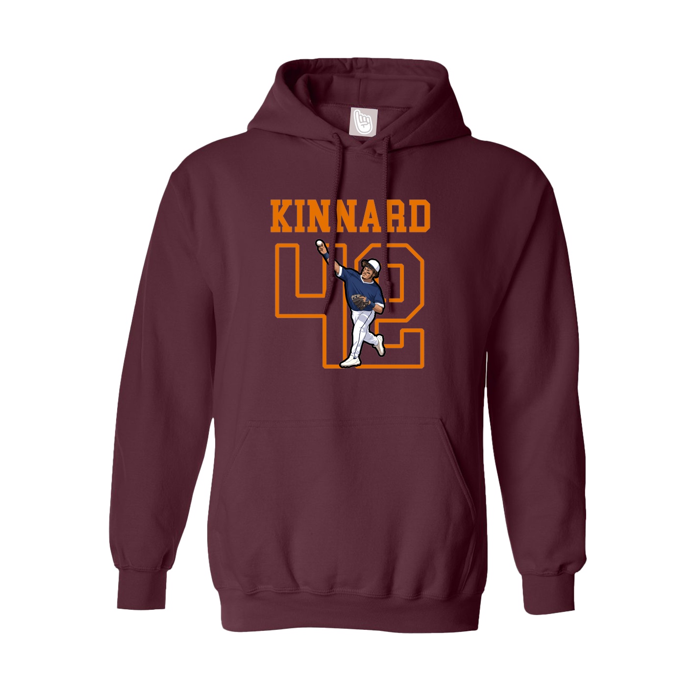 Hoodie — Shirsey in Maroon
