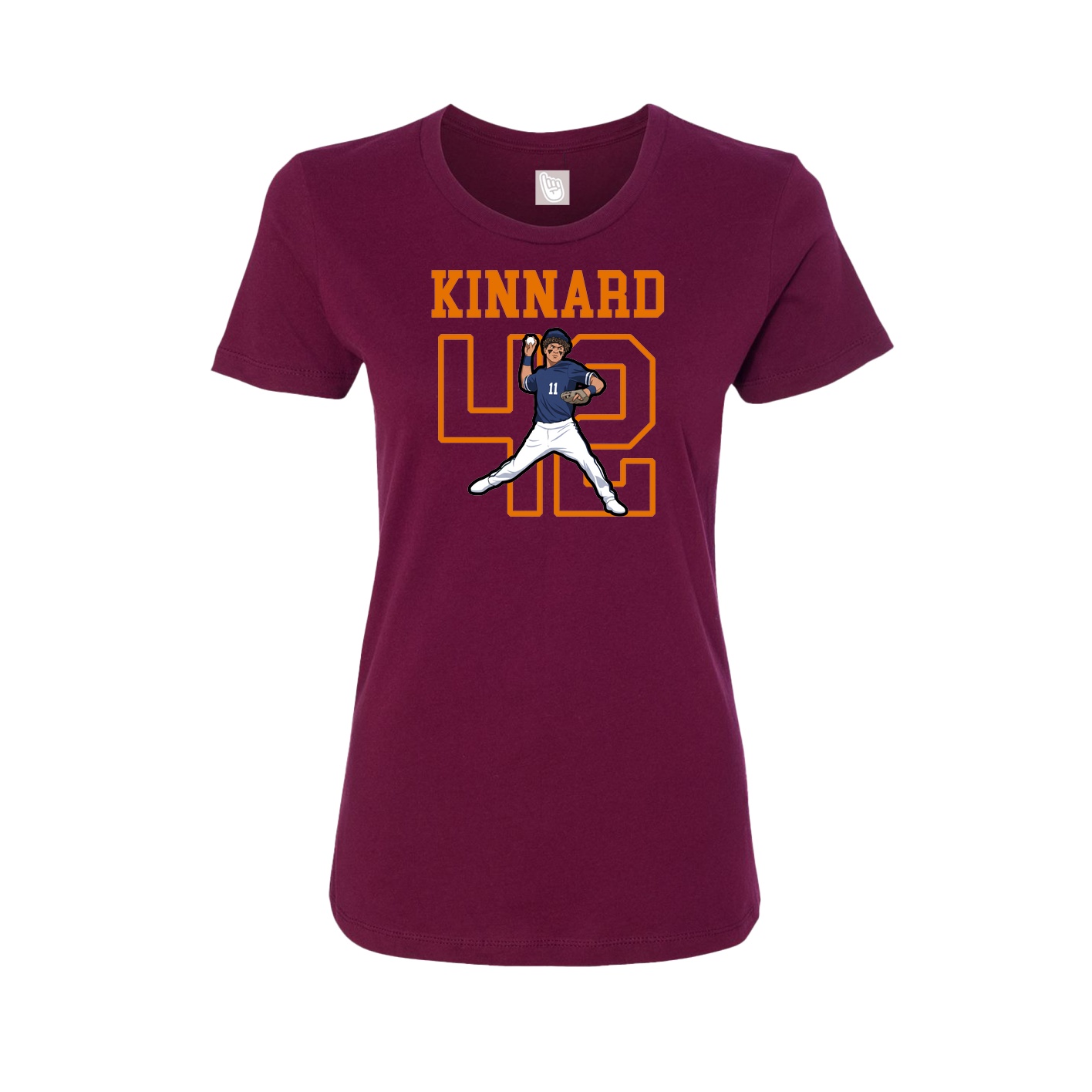 Fitted Women's Tee — Shirsey in Maroon