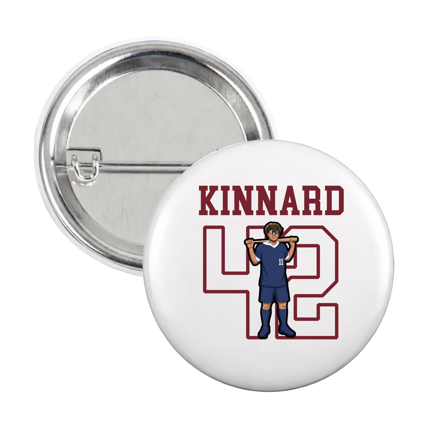 Game Day Button — Shirsey in White