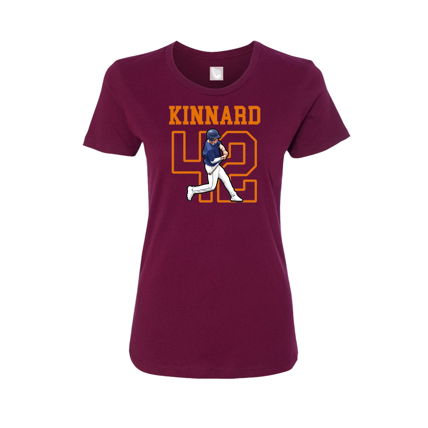 Fitted Women's Tee — Shirsey in Maroon