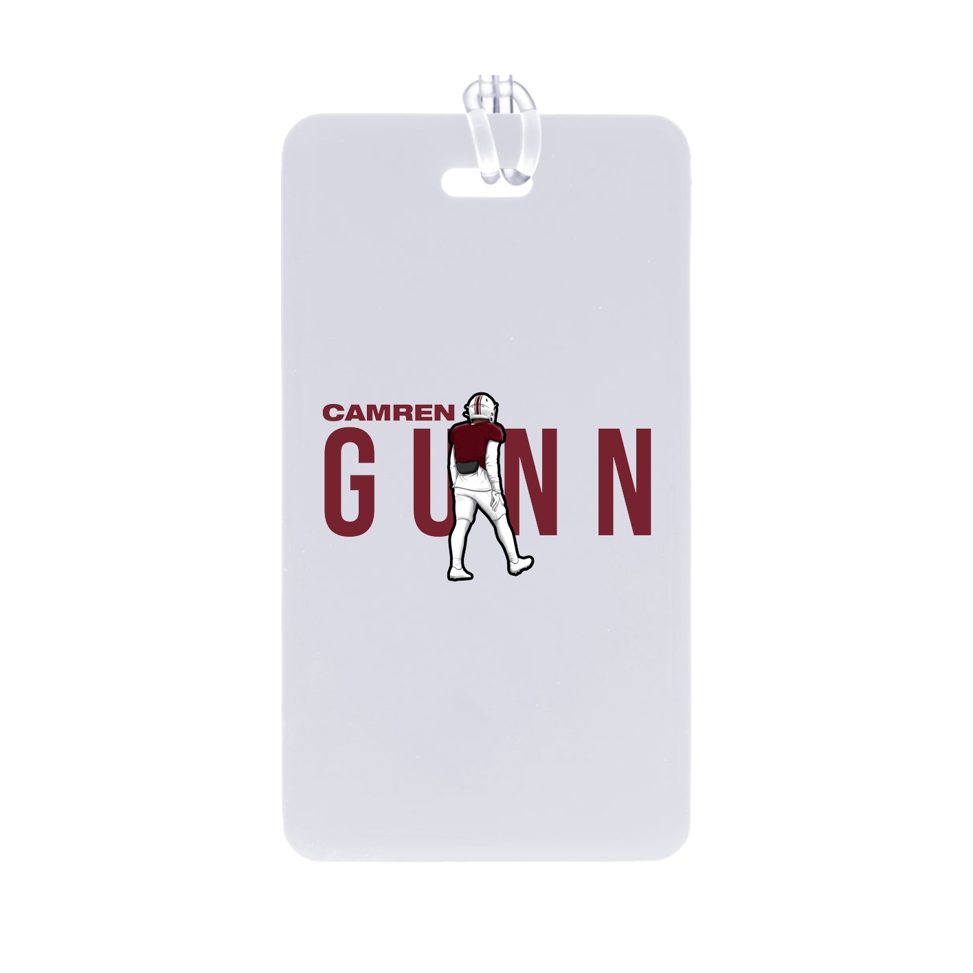Bag Tag — Player Name in Classic