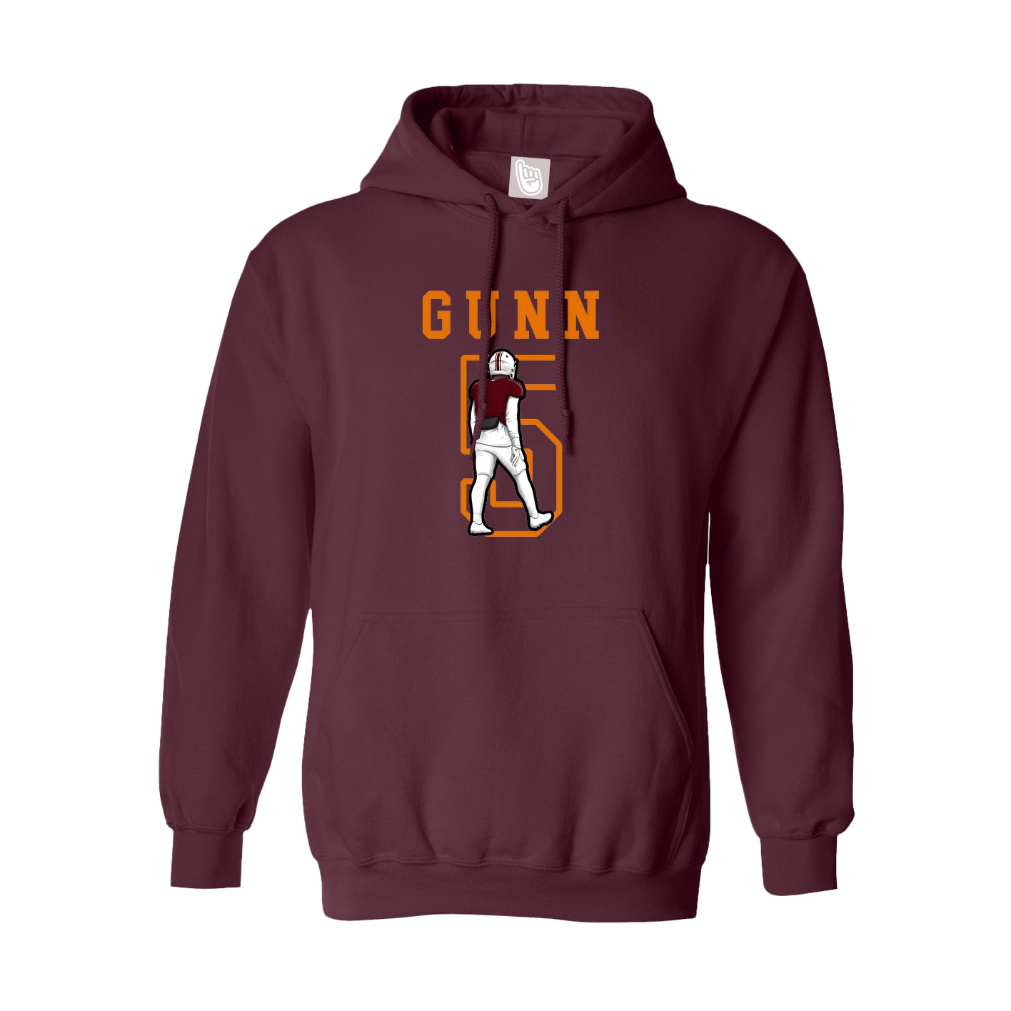 Hoodie — Shirsey in Maroon
