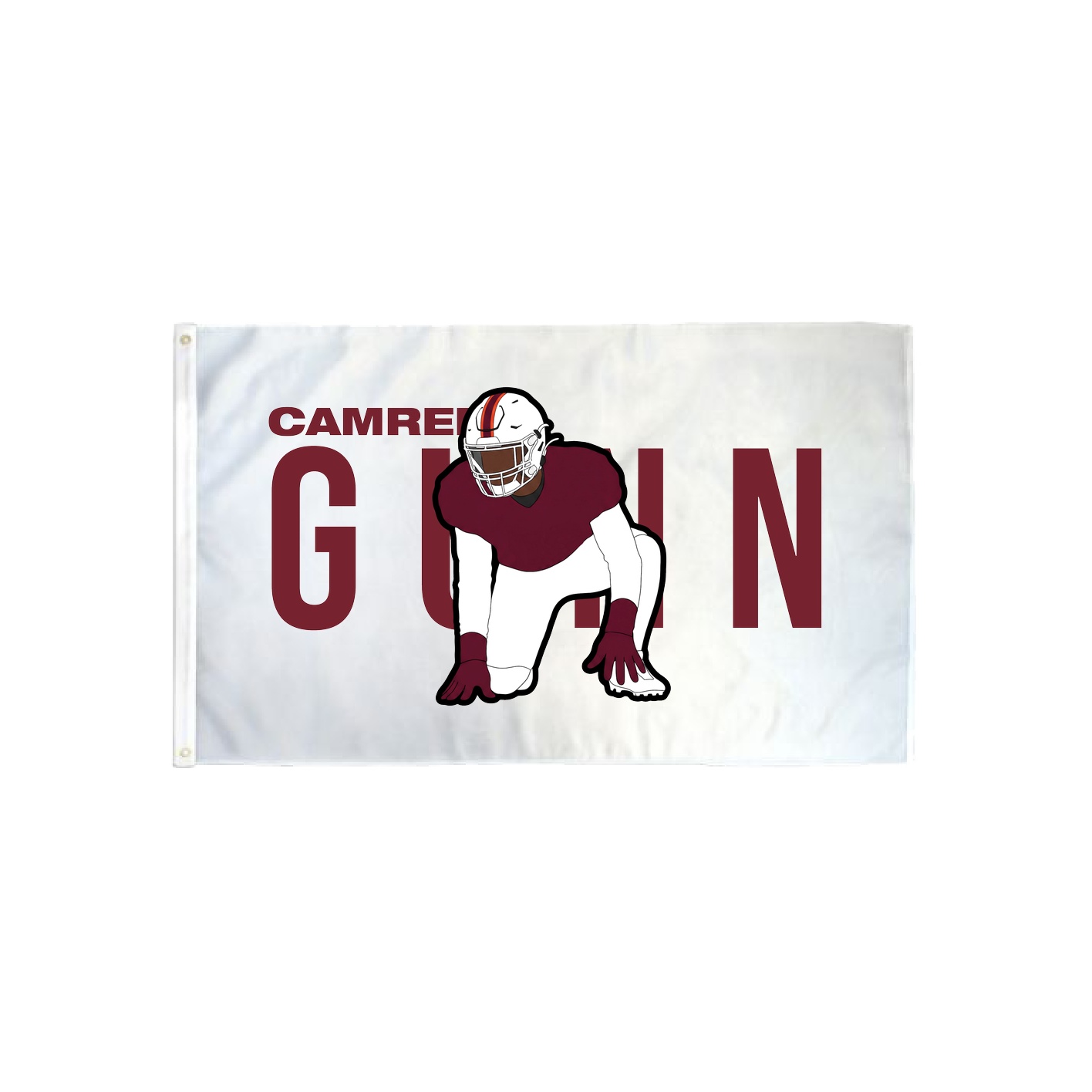 3x5 Flag — Player Name in Classic
