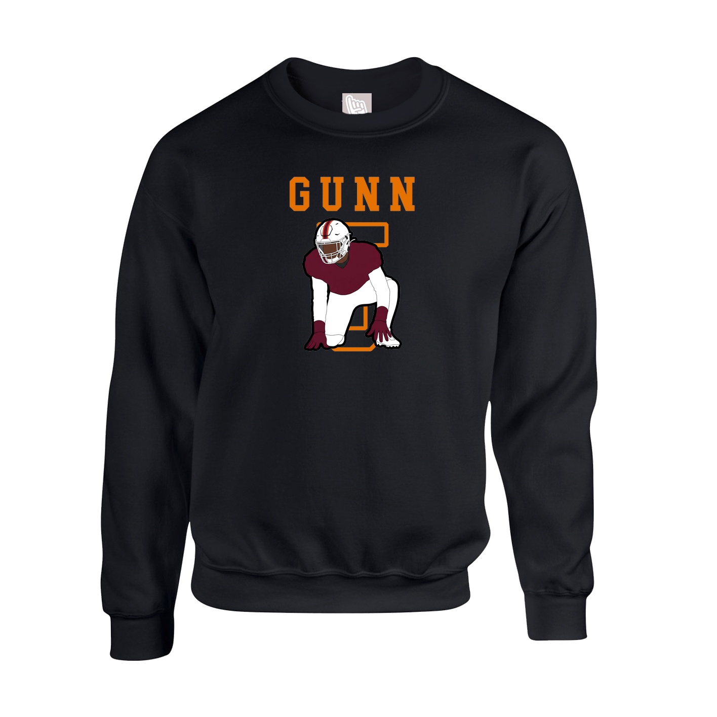 Fleece Crew — Shirsey in Black