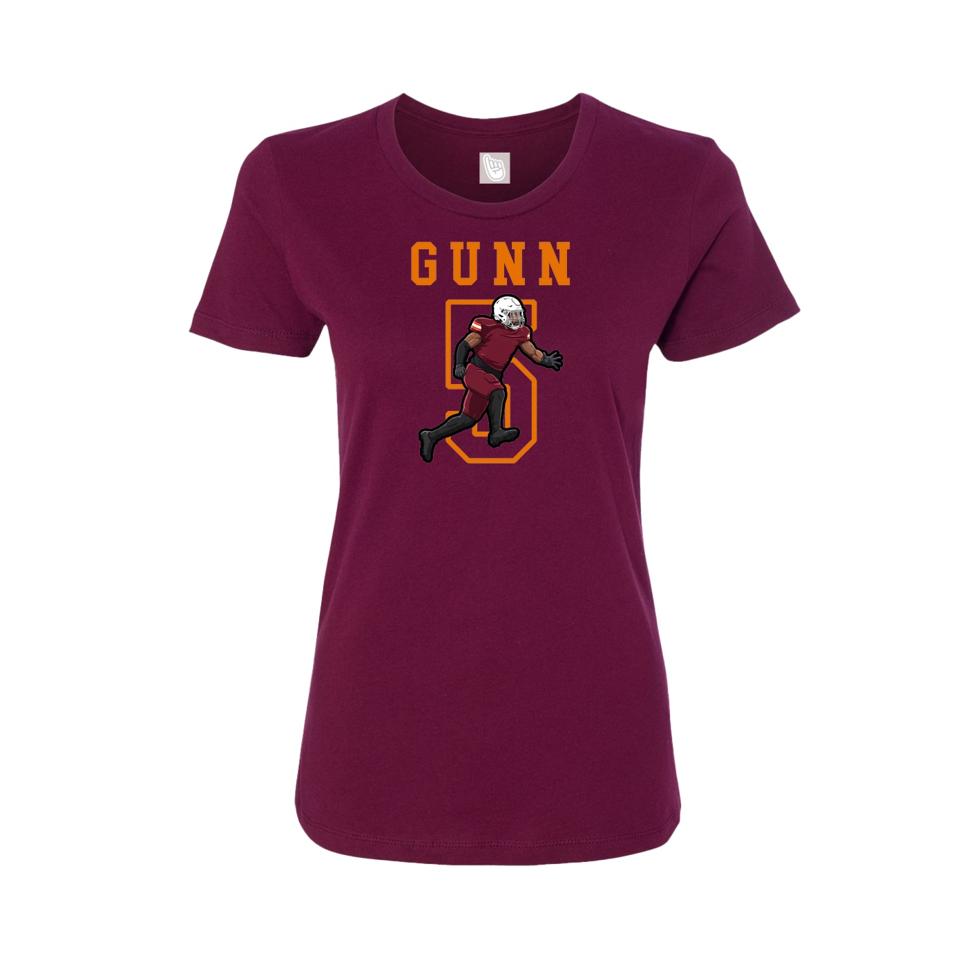 Fitted Women's Tee — Shirsey in Maroon