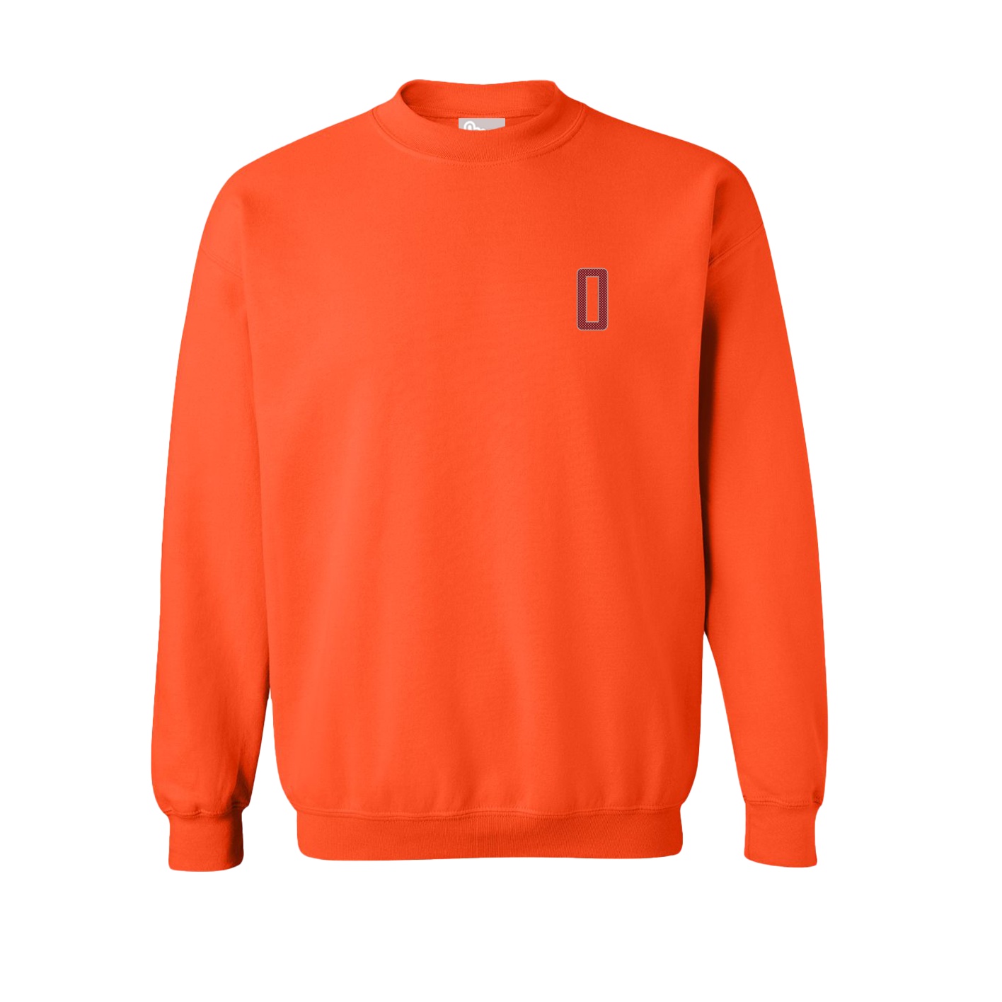 Fleece Crew — Front Shirsy in Orange