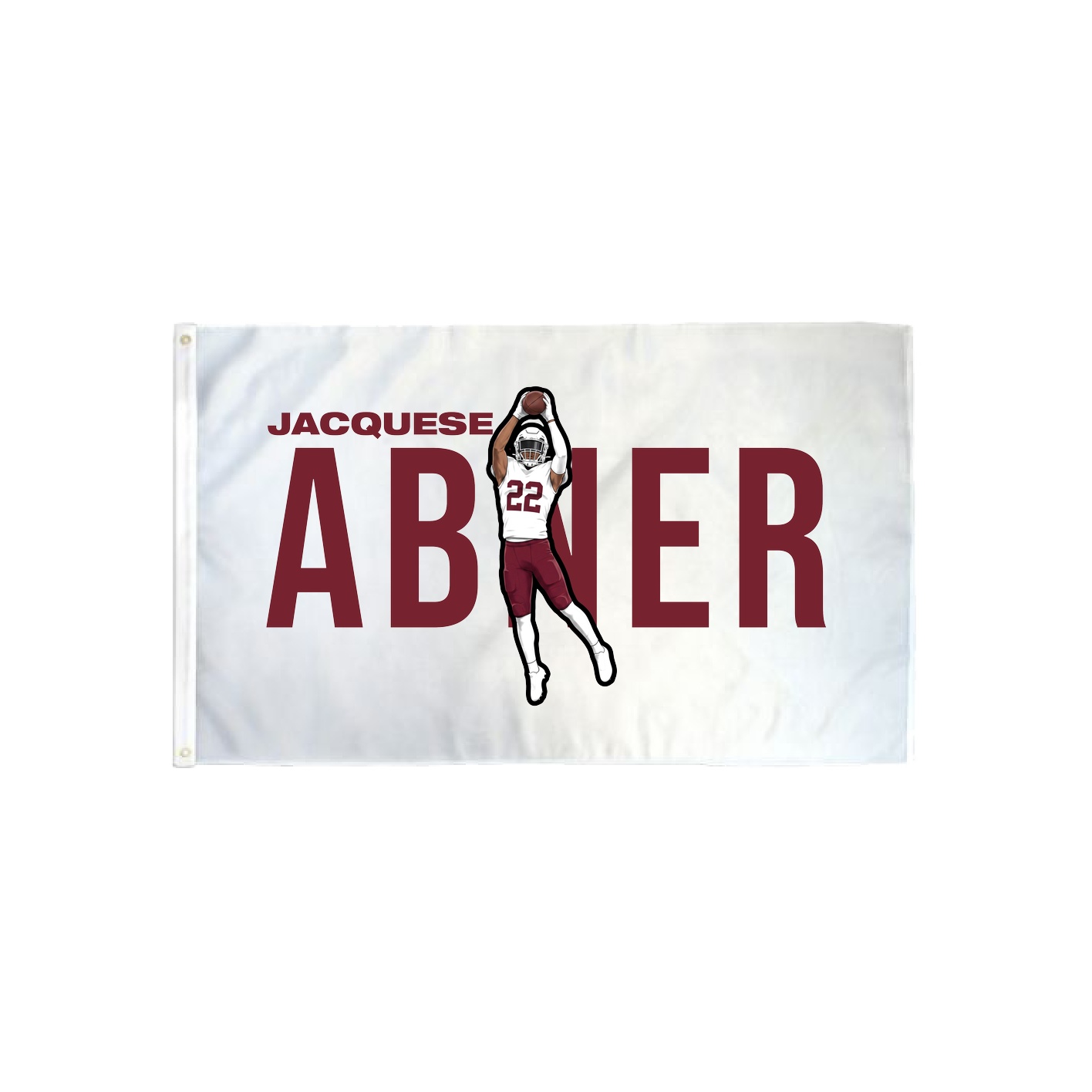 3x5 Flag — Player Name in Classic