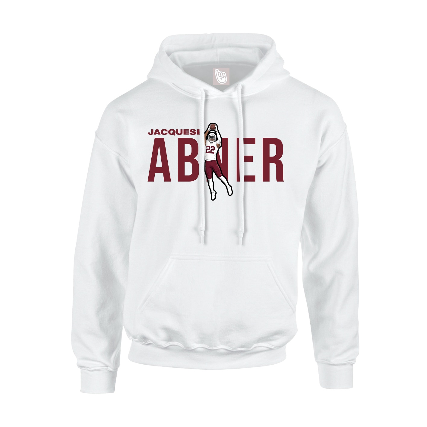 Hoodie — Player Name in White
