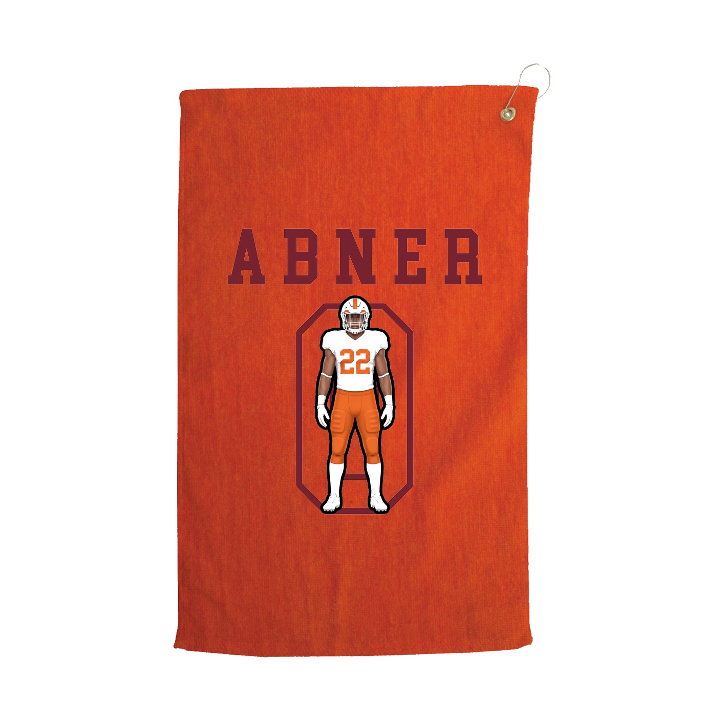 Golf Towel — Shirsey in Orange