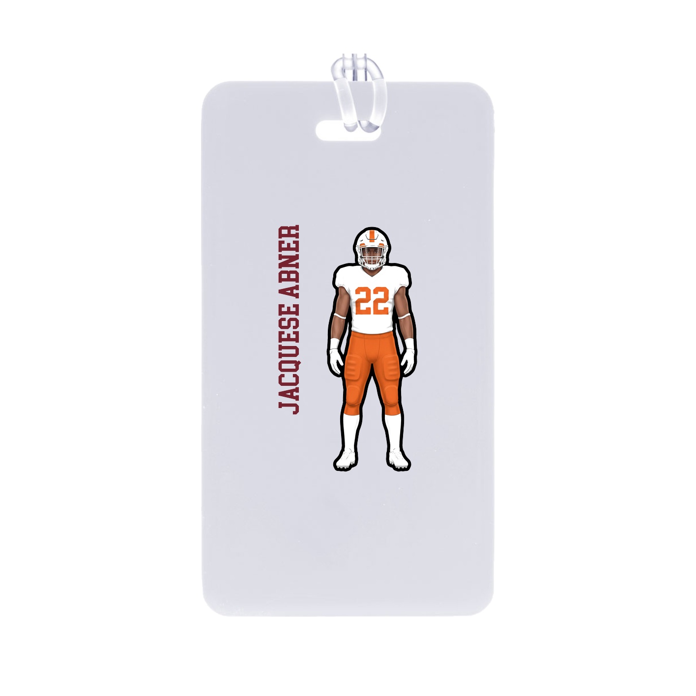 Bag Tag — Name Vertical in Classic