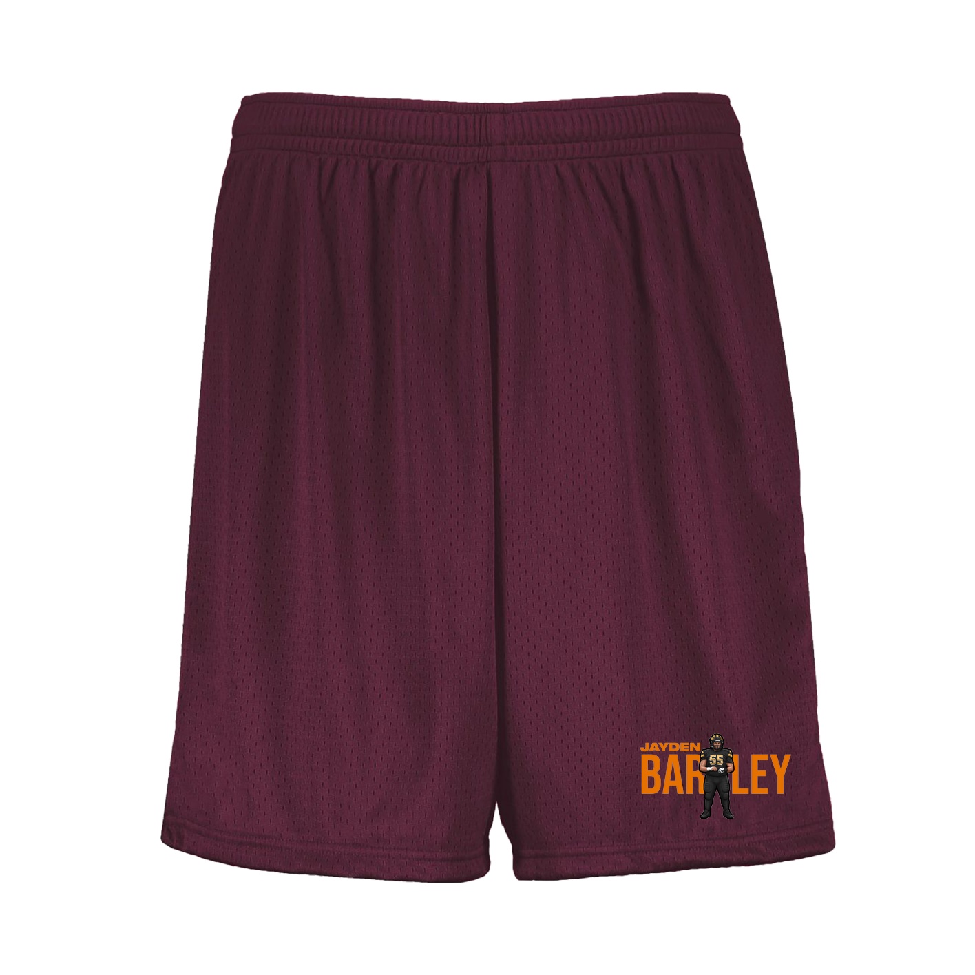 Shorts — Player Name in Maroon