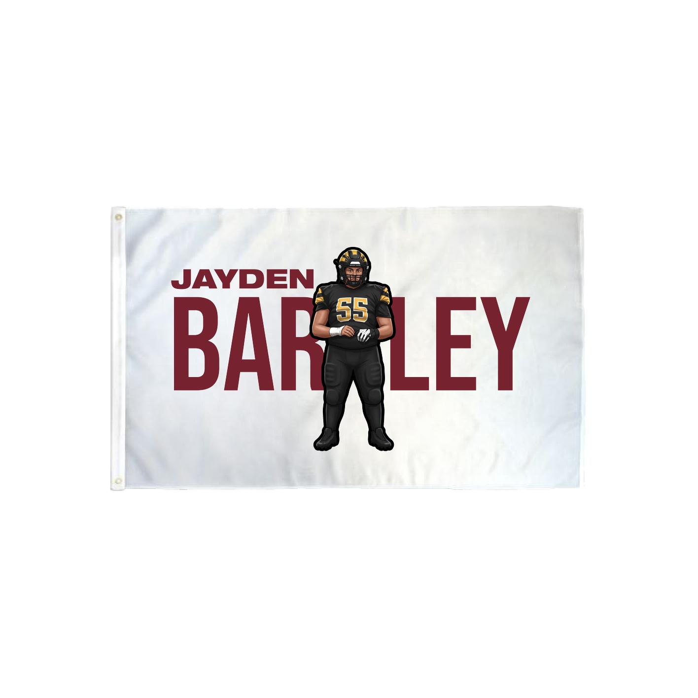 3x5 Flag — Player Name in Classic