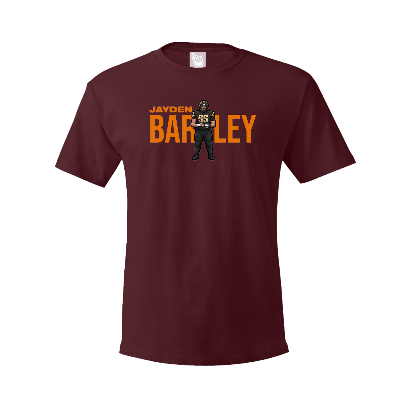 Tee — Player Name in Maroon