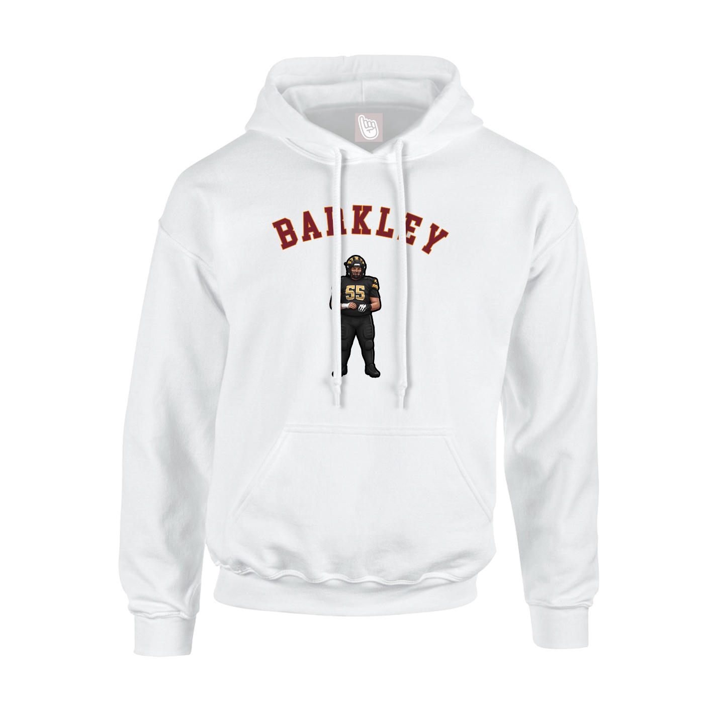 Youth Hoodie — Shirsey Arch in White