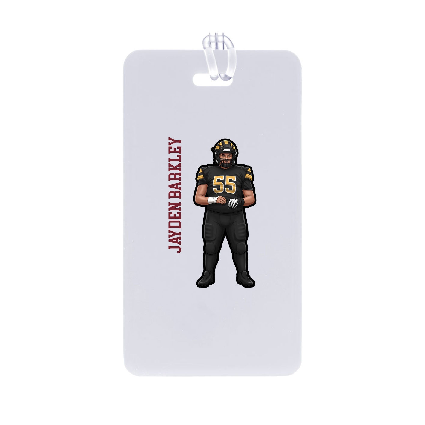 Bag Tag — Name Vertical in Classic