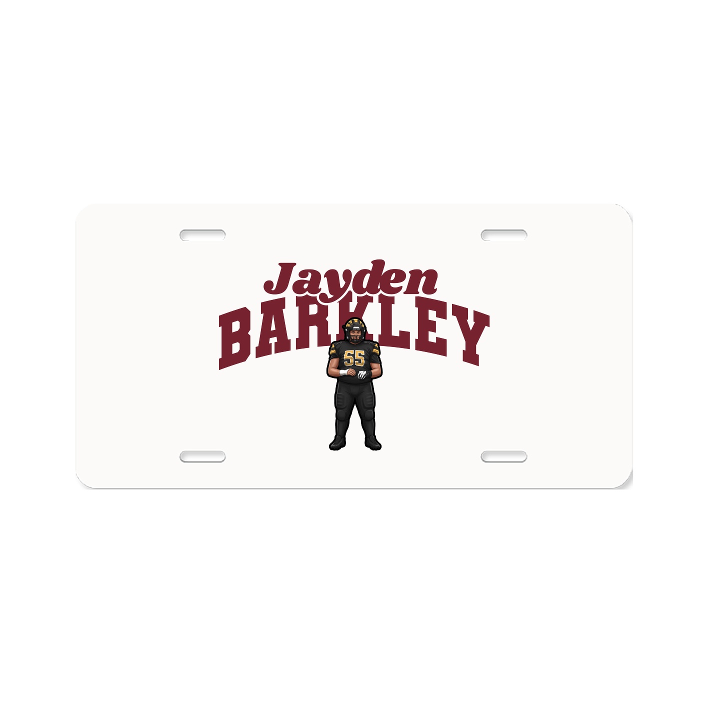 License Plate — Signature Arch in Classic