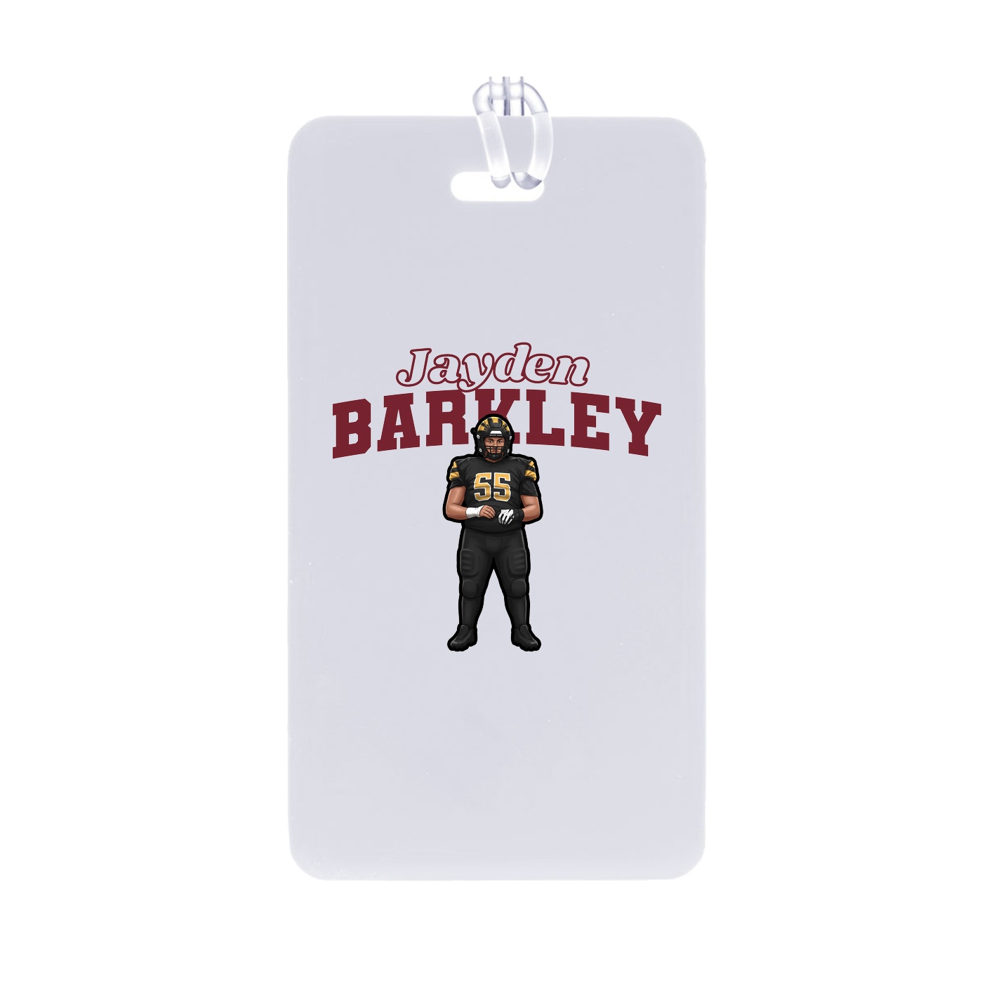 Bag Tag — Name Arch in Classic