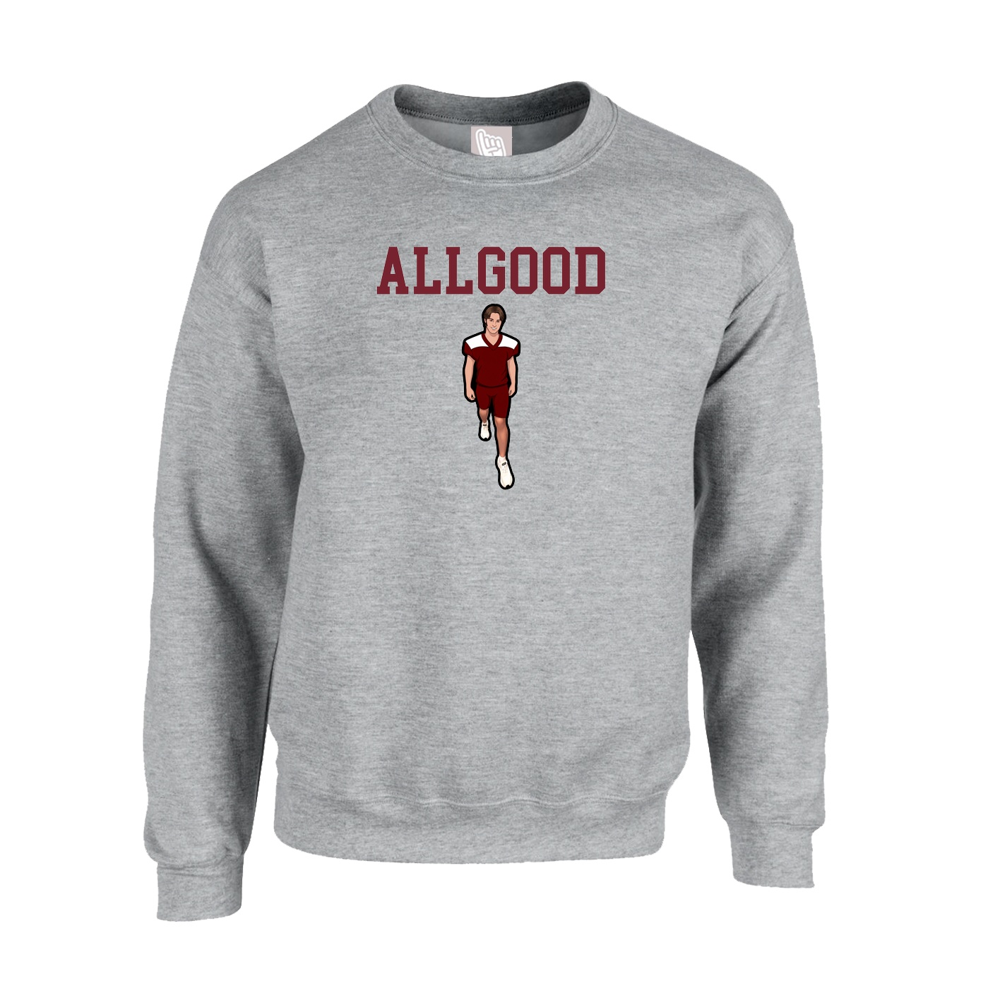 Fleece Crew — Shirsey in Grey
