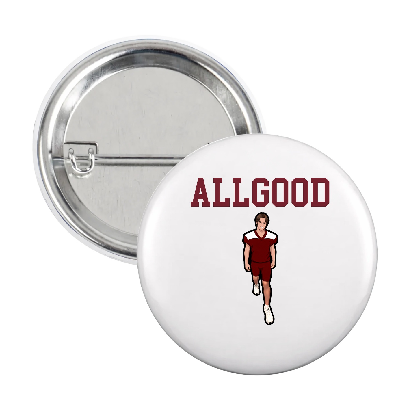 Game Day Button — Shirsey in White