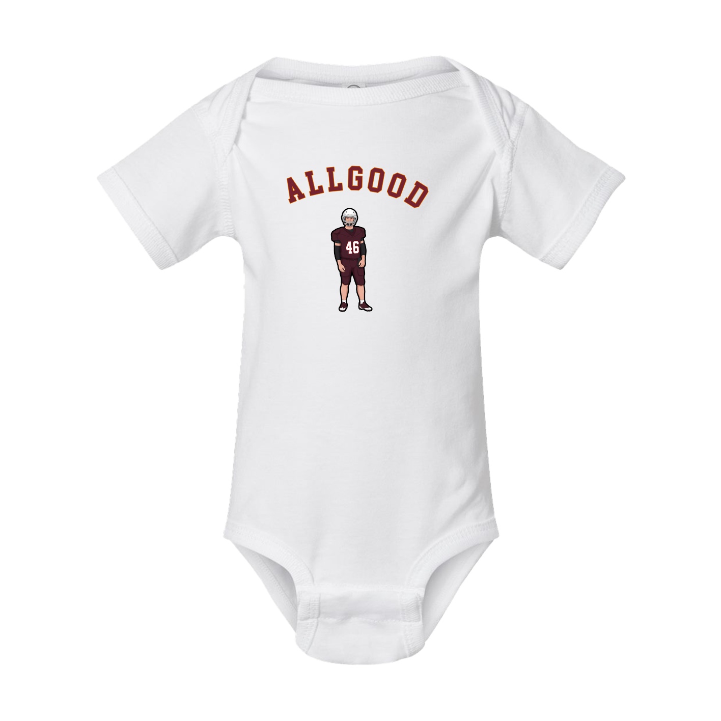 Baby Onesie — Shirsey Arch in White