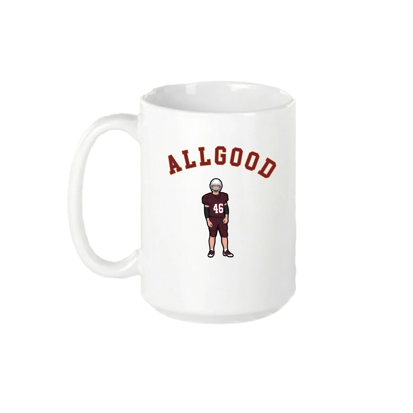 15oz Coffee Mug — Shirsey Arch in White