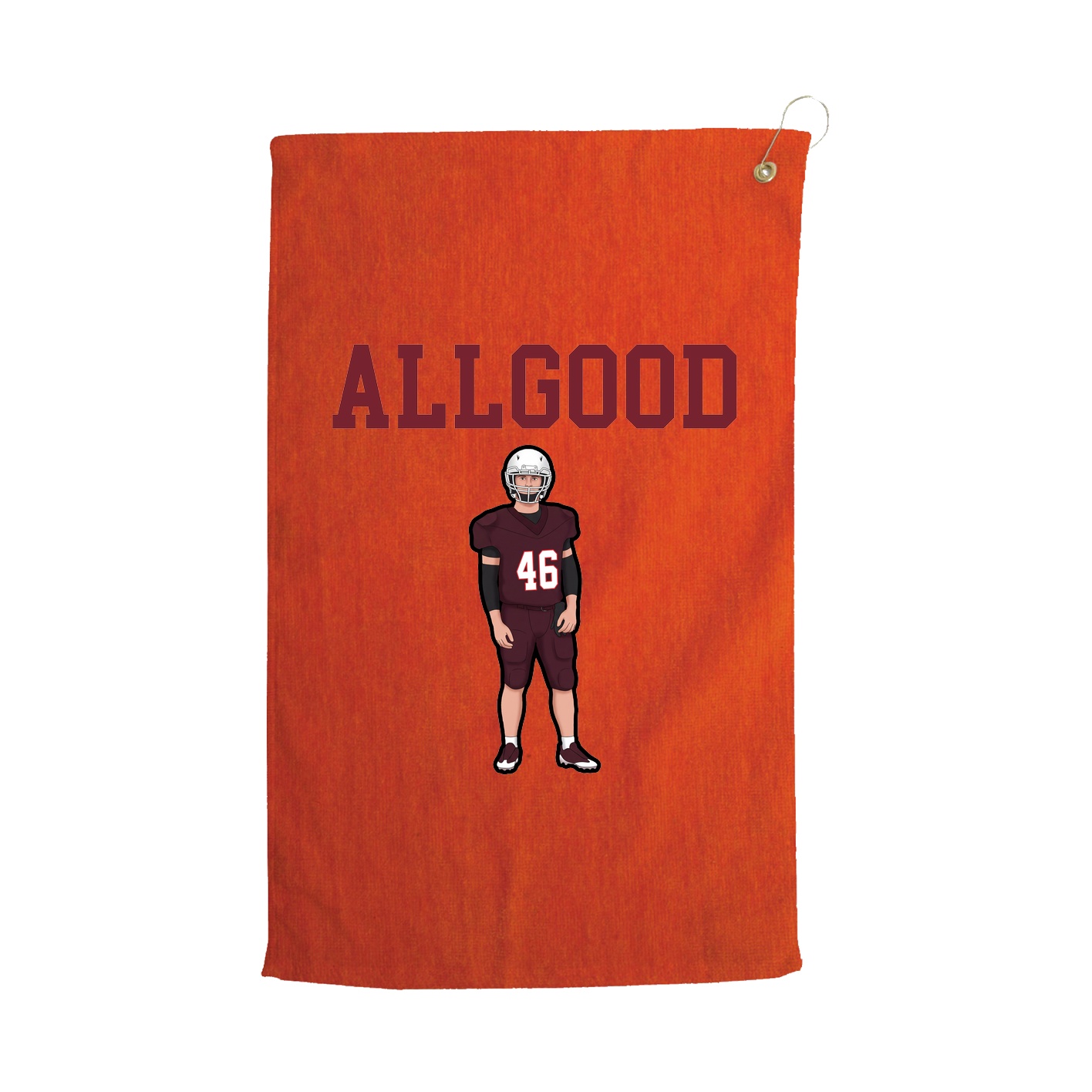 Golf Towel — Shirsey in Orange