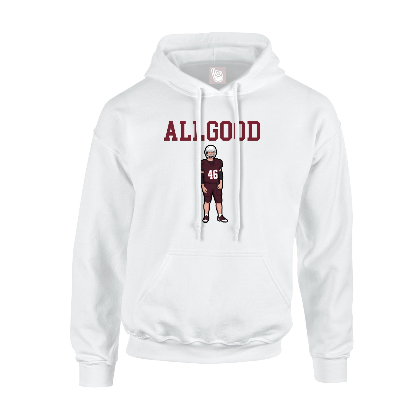 Youth Hoodie — Shirsey in White