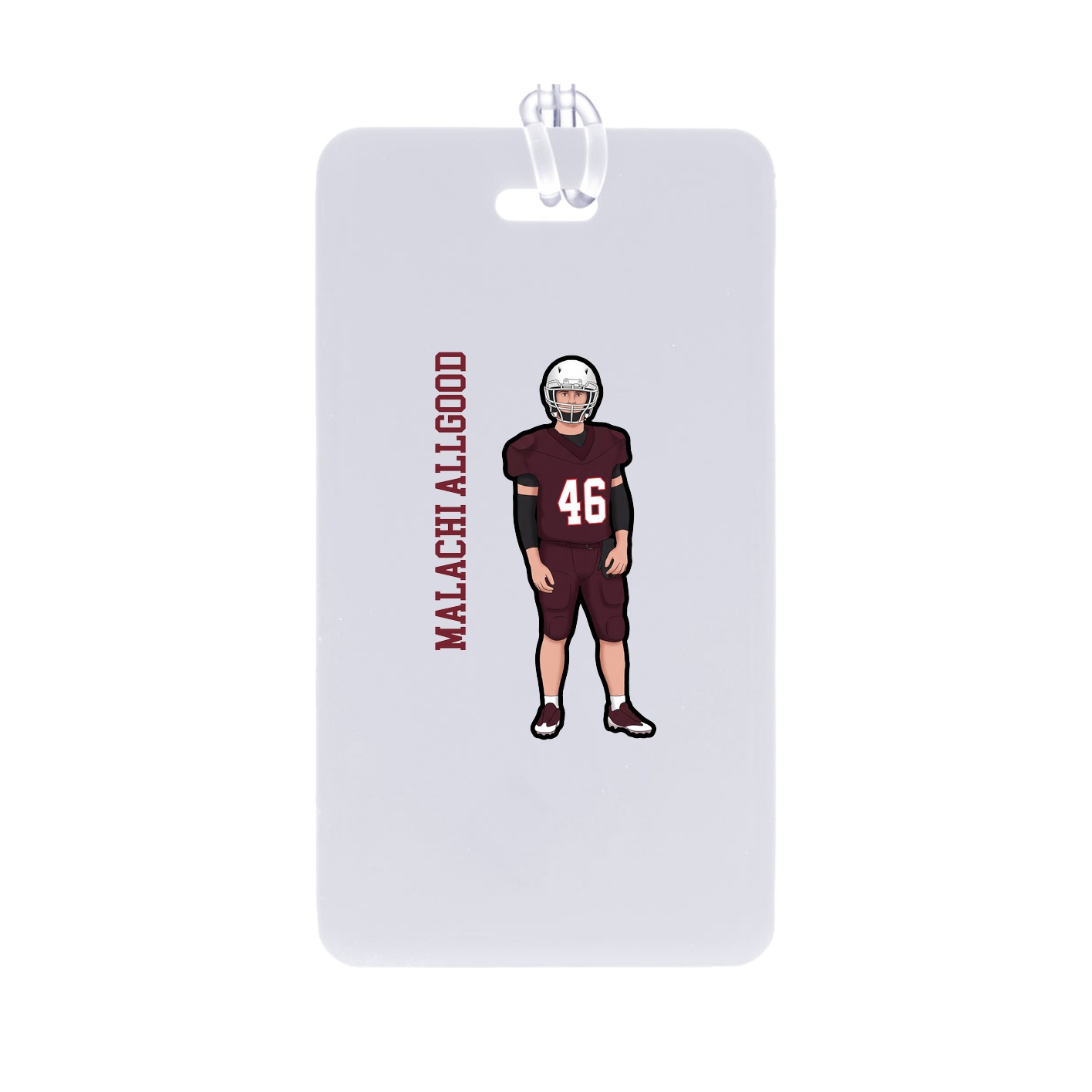 Bag Tag — Name Vertical in Classic