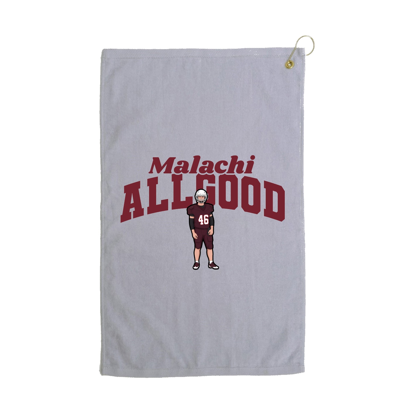 Golf Towel — Signature Arch in Grey