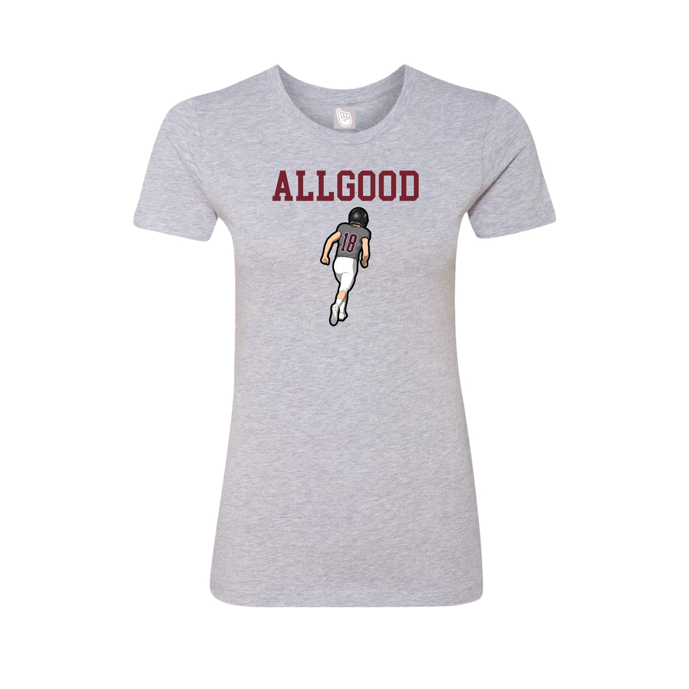 Fitted Women's Tee — Shirsey in Grey