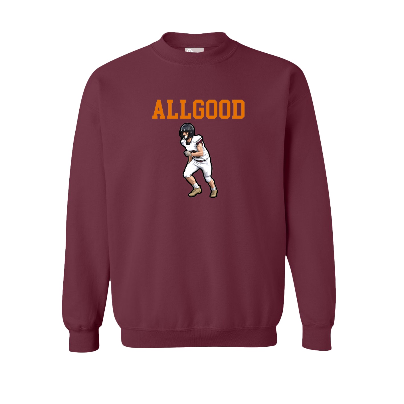 Fleece Crew — Shirsey in Maroon