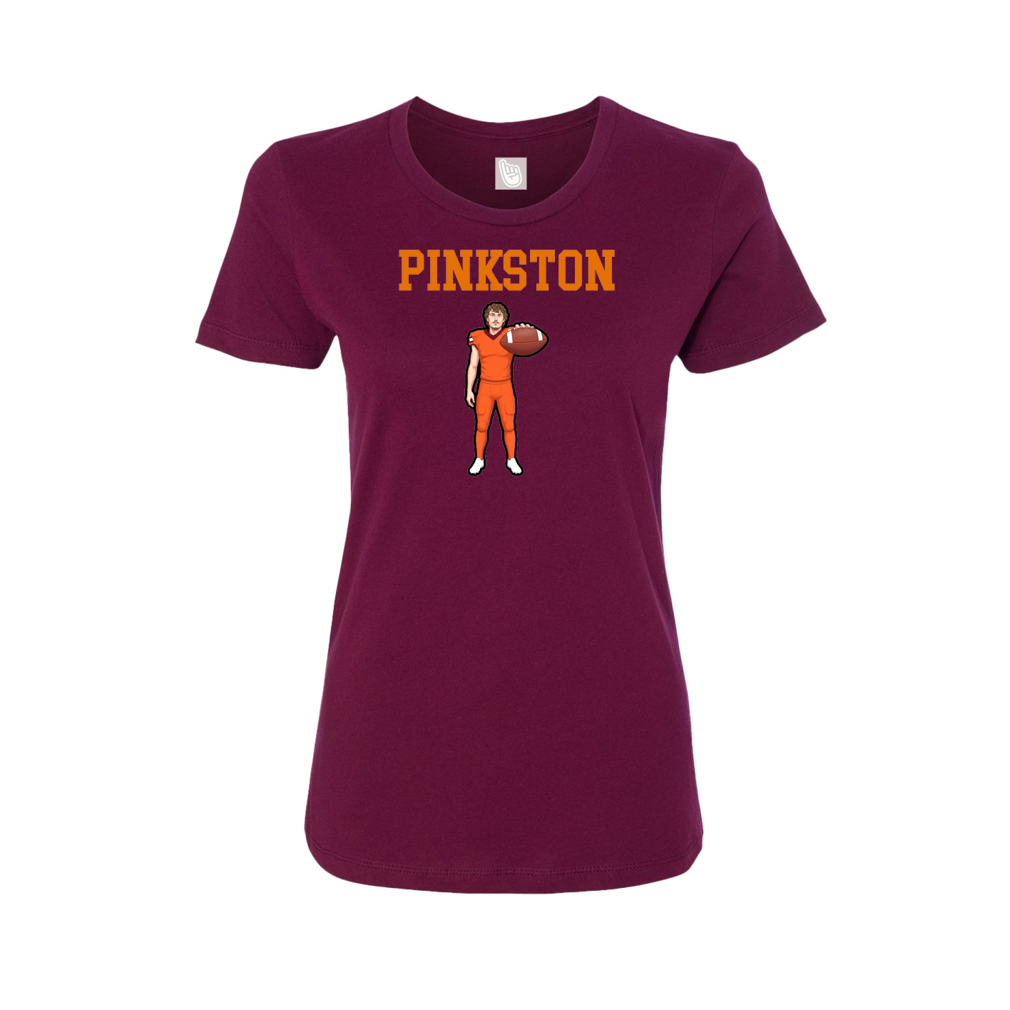 Fitted Women's Tee — Shirsey in Maroon
