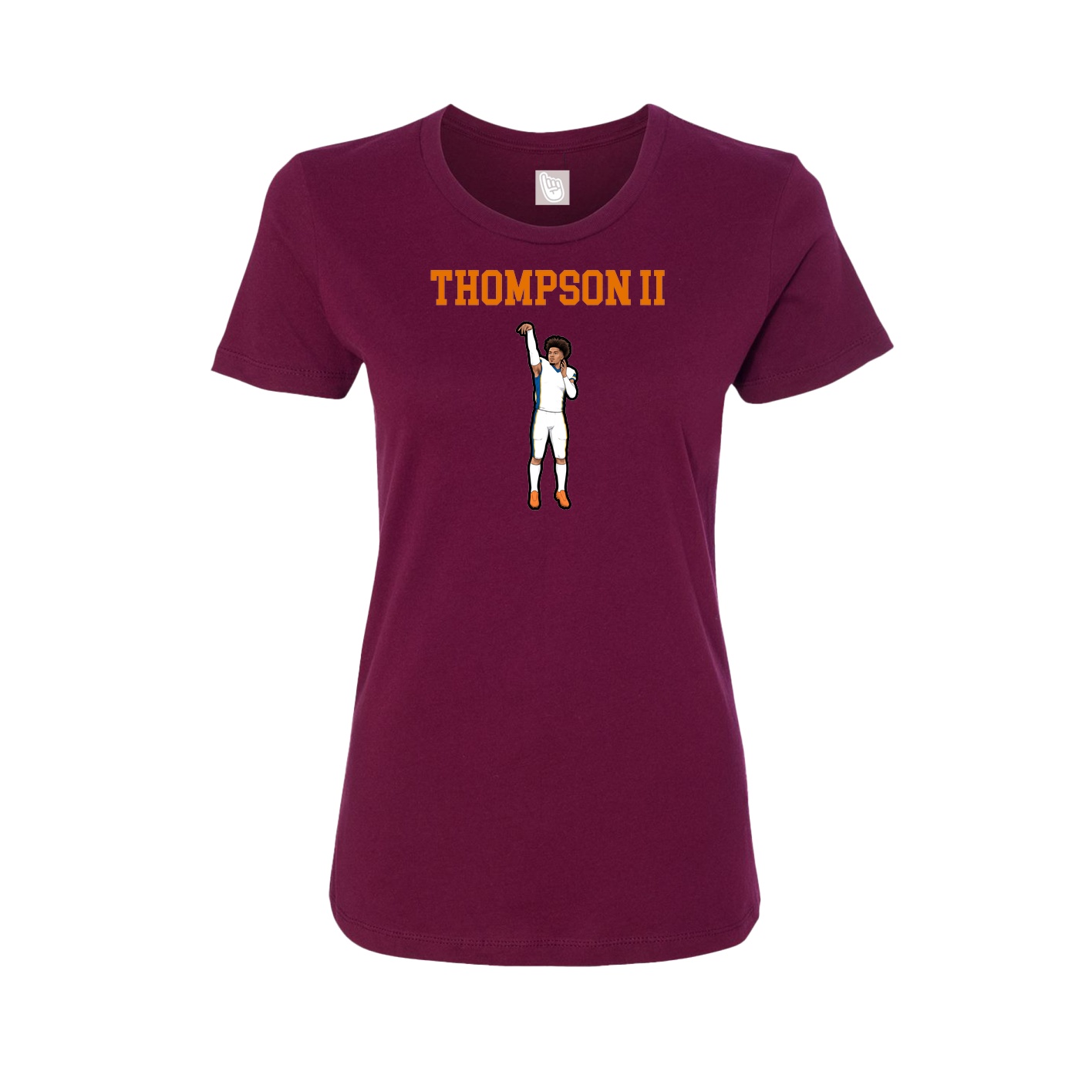 Fitted Women's Tee — Shirsey in Maroon