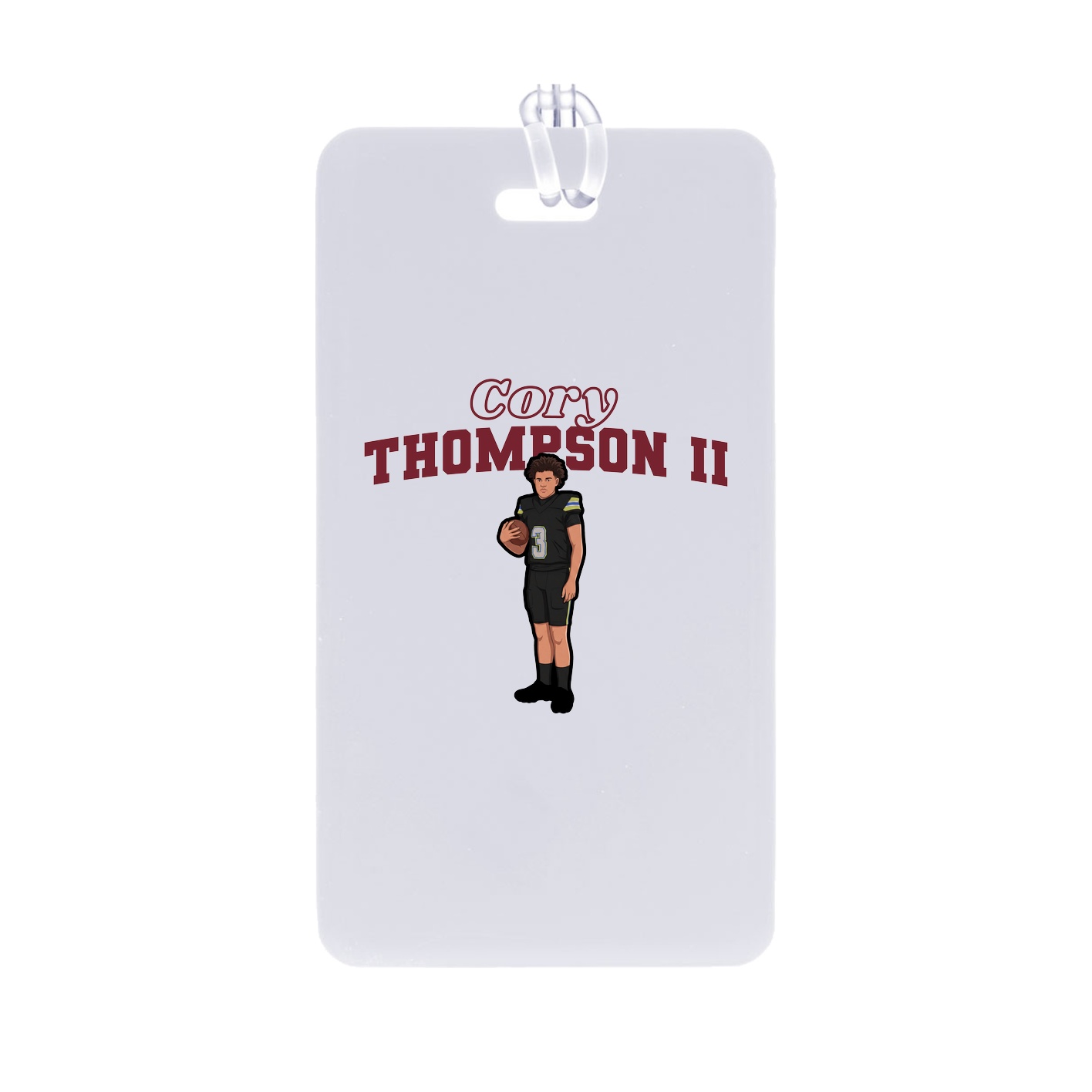 Bag Tag — Name Arch in Classic