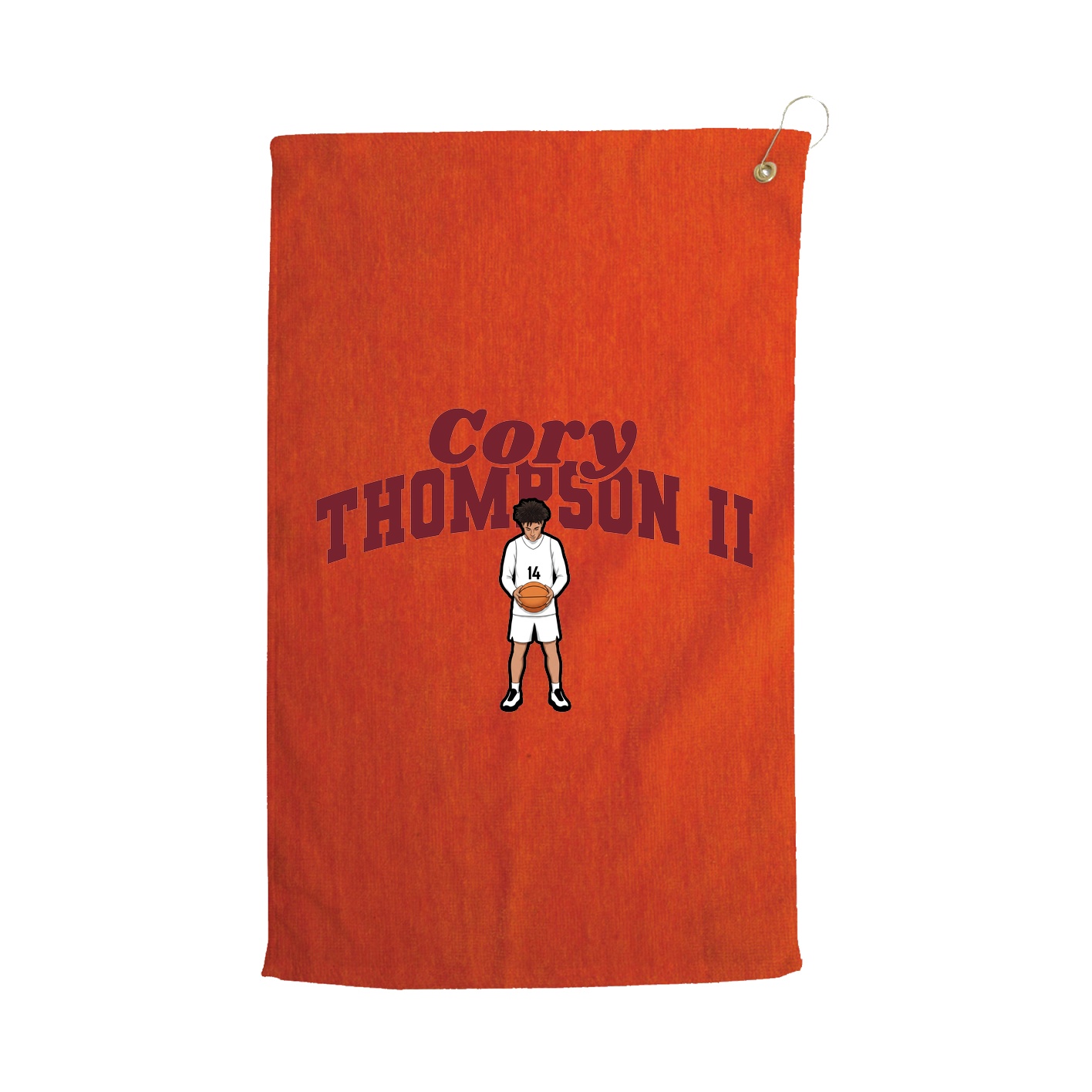 Golf Towel — Signature Arch in Orange