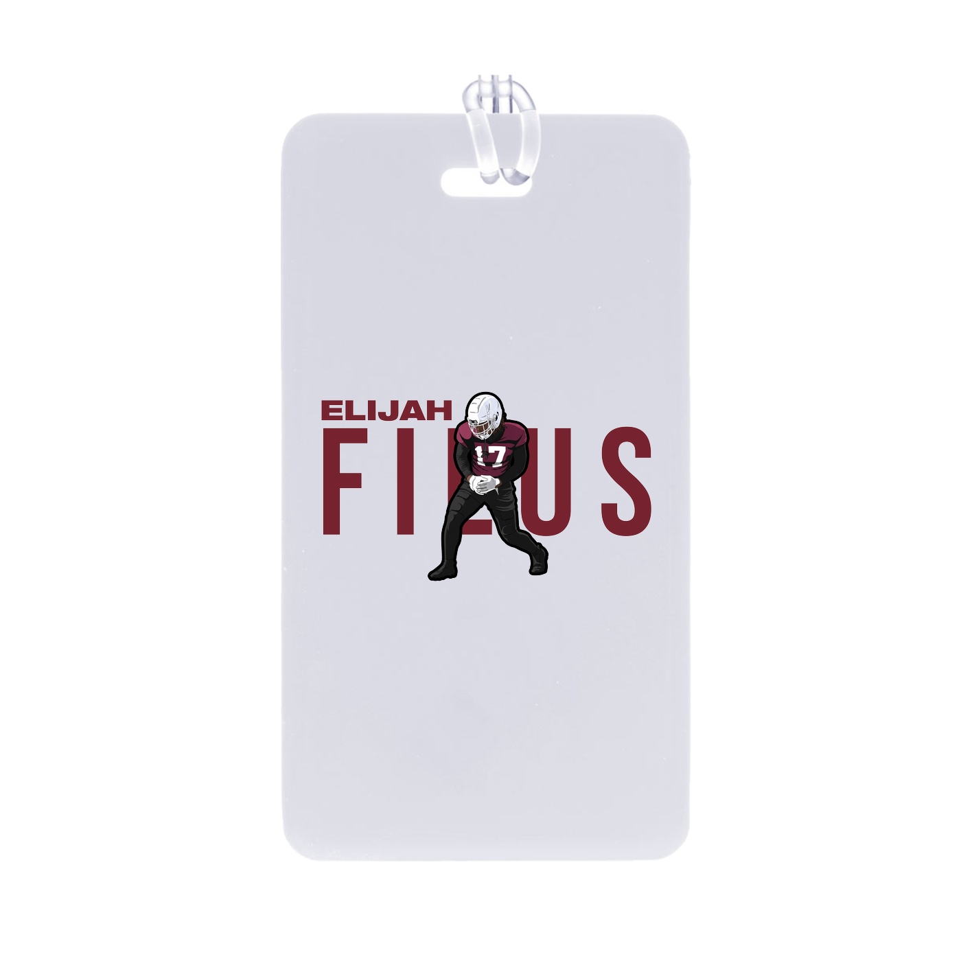 Bag Tag — Player Name in Classic